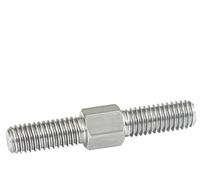 MNUPL M4-M16 Filettatura sinistra e destra Asta filettata a doppia estremità Vite prigioniera con barra filettata positiva e negativa in acciaio inossidabile 304(M12x40mm-1pcs)