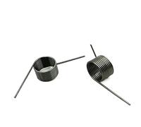 MNUPL Molla a V da 10 pezzi, molla a torsione piccola a torsione del diametro del filo 1,0, molla a forcina, molla a torsione a torsione da 180/120/90/60 gradi(9 laps 120 degrees,7.5mm)