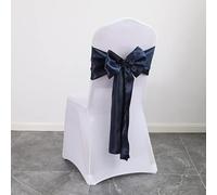 MNUvxzaewf 10/50/100 Pezzi/Nastro Fai da Te for Decorazioni for sedie Banchetto di Hotel, Eventi e Feste - Rosso, 50 Pezzi(Navy Blue,50pcs)