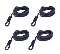 MNUvxzaewf Linea di ormeggio Marina for parabordi da 6 mm*1,5 m, Linea Intrecciata Doppia for Accessori for Barche Yacht(4pcs)
