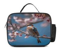 MNVTSKOP A Little Bird - Contenitore per il pranzo riutilizzabile, a prova di perdite, con manico, per ufficio, picnic, spiaggia