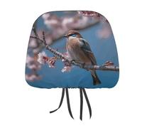 MNVTSKOP A Little Bird - Copri poggiatesta per auto, universale, anti-sporco, facile da installare, durevole, traspirante, accessorio per auto, camion, SUV