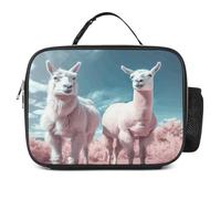 MNVTSKOP Alpacas Together, contenitore per il pranzo, riutilizzabile, a prova di perdite, con manico, per ufficio, picnic, spiaggia