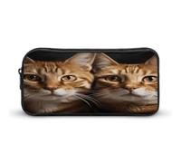 MNVTSKOP Astuccio per matite con gatti, grande capacità, per ufficio, per uomini e donne, organizer da scrivania