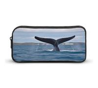 MNVTSKOP Astuccio portamatite a forma di coda di balena, grande capacità, per ufficio, per uomini e donne, organizer da scrivania