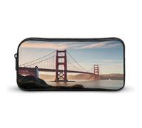 MNVTSKOP Astuccio portamatite Golden Gate Bridge di grande capacità, astuccio da ufficio per uomini e donne, organizer da scrivania