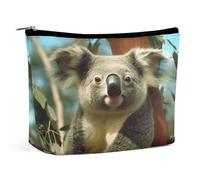 MNVTSKOP Bear Koala Cosmetic Bag Grande Capacità di Viaggio Makeup Bag Trendy Portable Toiletry Bag per le donne