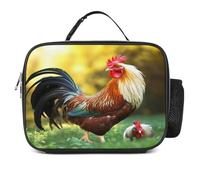 MNVTSKOP Bella borsa portapranzo riutilizzabile a prova di perdite, con manico, per ufficio, picnic, spiaggia