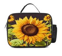 MNVTSKOP Bella borsa portapranzo riutilizzabile a prova di perdite, con manico, per ufficio, picnic, spiaggia