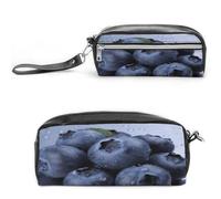 MNVTSKOP Blueberry Makeup Bag Piccola Custodia da Viaggio Cosmetici Portatile Cancelleria Organizzatore per Donne Insegnante