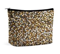 MNVTSKOP Borsa cosmetica con paillettes glitterate borsa da viaggio di grande capacità borsa da toilette portatile alla moda per le donne