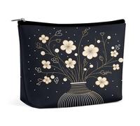 MNVTSKOP Borsa cosmetica contenitore decorativo Borsa da viaggio di grande capacità Borsa da toilette portatile alla moda per le donne