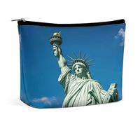 MNVTSKOP Borsa cosmetica Statua della Libertà Grande Capacità di Viaggio Makeup Bag Trendy Portable Toiletry Bag per le donne