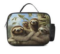 MNVTSKOP Borsa portapranzo riutilizzabile, a prova di perdite, con manico, per ufficio, picnic, spiaggia