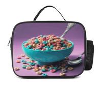 MNVTSKOP Contenitore per il pranzo con cereali in ciotola, riutilizzabile, a prova di perdite, con manico, per ufficio, picnic, spiaggia
