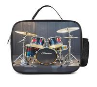 MNVTSKOP Cool Tamburo Set Lunch Box Riutilizzabile Lunch Box Borsa Tote a Prova di Perdite con Manico per Ufficio Picnic Spiaggia