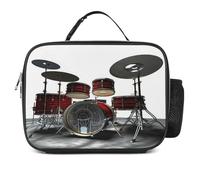 MNVTSKOP Cool Tamburo Set Lunch Box Riutilizzabile Lunch Box Borsa Tote a Prova di Perdite con Manico per Ufficio Picnic Spiaggia