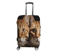 MNVTSKOP Copertura per bagagli per gatti, antigraffio, lavabile, in poliestere, elastica, protezione per bagagli da viaggio, bianco, XL