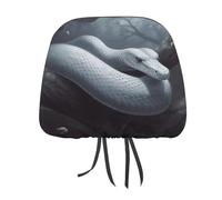 MNVTSKOP Copertura per poggiatesta auto, universale, anti-sporco, per auto, a serpente, facile da installare, resistente, traspirante, accessorio per veicoli per auto, camion, SUV