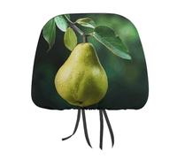 MNVTSKOP Copritesta universale anti-sporco, con pere sull'albero, per auto, facile da installare, durevole, traspirante, accessorio per auto, camion, SUV