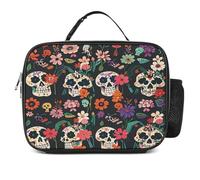 MNVTSKOP Day of The Dead - Contenitore portapranzo riutilizzabile, a prova di perdite, con manico, per ufficio, picnic, spiaggia