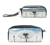 MNVTSKOP Dente di leone Makeup Bag Piccolo Cosmetico Viaggio Caso Portatile Cancelleria Organizzatore per Donne Insegnante