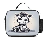 MNVTSKOP Divertente borsa portapranzo riutilizzabile, a prova di perdite, con manico, per ufficio, picnic, spiaggia