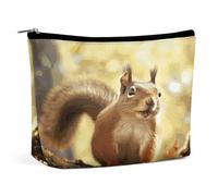 MNVTSKOP Divertente scoiattolo cosmetico borsa da viaggio di grande capacità borsa da viaggio borsa da toilette portatile alla moda per le donne