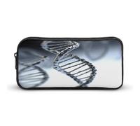 MNVTSKOP DNA - Astuccio portamatite con catena per foto, grande capacità, per ufficio, per uomini e donne, organizer da scrivania