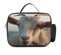 MNVTSKOP Docile Porta Pranzo di Capra Contenitore Riutilizzabile Borsa Tote a Prova di Perdite con Manico per Ufficio Picnic Spiaggia