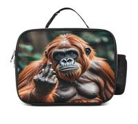 MNVTSKOP Gorillas - Contenitore per il pranzo, riutilizzabile, a prova di perdite, con manico, per ufficio, picnic, spiaggia