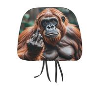 MNVTSKOP Gorillas - Copripoggiatesta per auto, universale, anti-sporco, facile da installare, resistente, traspirante, accessorio per auto, camion, SUV