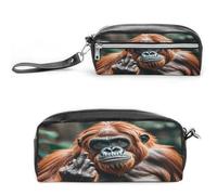 MNVTSKOP Gorillas - Trousse da viaggio per cosmetici, organizer portatile per cancelleria per donne e insegnanti