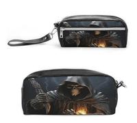 MNVTSKOP Grim Reaper - Trousse da viaggio per cosmetici, organizer portatile per cancelleria per donne e insegnanti