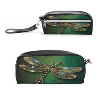 MNVTSKOP Jewel Dragonfly - Trousse da viaggio per cosmetici, portatile, organizer per cancelleria per donne e insegnanti