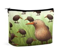 MNVTSKOP Kiwi Bird - Trousse da viaggio per cosmetici, di grande capacità, alla moda, portatile, da donna