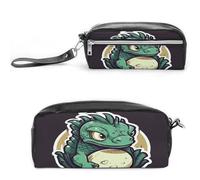 MNVTSKOP Little Green Dragon's Egg - Trousse da viaggio per cosmetici, organizer portatile per cancelleria per donne e insegnanti