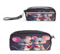 MNVTSKOP Love Makeup Bag Piccola Custodia da Viaggio Cosmetici Portatile Cancelleria Organizzatore per Donne Insegnante