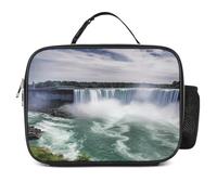 MNVTSKOP Niagara Falls - Contenitore per il pranzo, riutilizzabile, a prova di perdite, con manico, per ufficio, picnic, spiaggia