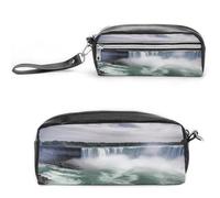 MNVTSKOP Niagara Falls - Trousse da viaggio per cosmetici, organizer portatile per cancelleria per donne e insegnanti