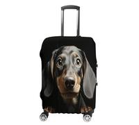 MNVTSKOP Pad Bassotto Copertura per bagagli Resistente ai Graffi Lavabile Copertura Della Valigia Poliestere Elastico Viaggio Baggage Protector per Valigie Copertura Protettiva, bianco, XL