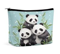MNVTSKOP Pandas Cosmetic Bag Grande Capacità di Viaggio Makeup Bag Trendy Portable Toiletry Bag per le donne
