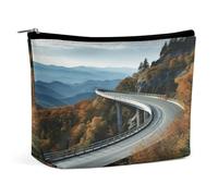 MNVTSKOP Parkway Road Bridge Trousse cosmetica da viaggio di grande capacità borsa da viaggio alla moda borsa da toilette portatile per le donne