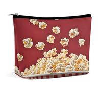 MNVTSKOP Popcorn Borsa cosmetica di grande capacità Borsa da viaggio Borsa da toilette portatile alla moda per le donne