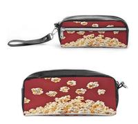 MNVTSKOP Popcorn Borsa per il trucco, piccola custodia da viaggio per cosmetici, organizer portatile per cancelleria per donne e insegnanti