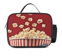 MNVTSKOP Popcorn Lunch Box riutilizzabile Lunchbox a prova di perdite Tote Bag con maniglia per ufficio picnic spiaggia