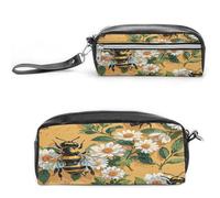 MNVTSKOP Primavera Estate Sacchetto di Trucco Ape Piccola Caso di Viaggio Cosmetico Portatile Cancelleria Organizzatore