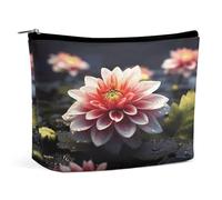 MNVTSKOP Sacchetto cosmetico del fiore di grande capacità di viaggio di trucco borsa di trucco portatile alla moda borsa da toilette per le donne