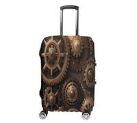 MNVTSKOP Steampunk Meccanico Ingranaggi Dei Bagagli Copertura Della Valigia Resistente ai Graffi Lavabile Copertura Della Valigia Elastico In Poliestere Protezione Per Bagagli Da Viaggio Protezione
