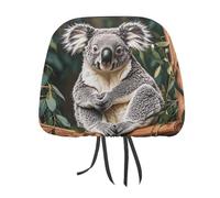 MNVTSKOP The Lovely Koala poggiatesta copre per auto universale anti-sporco poggiatesta auto protezione facile da installare durevole traspirante accessori per veicoli per auto camion SUV